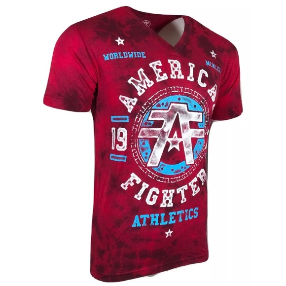 AMERICAN FIGHTER Mens T-Shirt DAVENPANIT Athletic - Picture 6 of 8